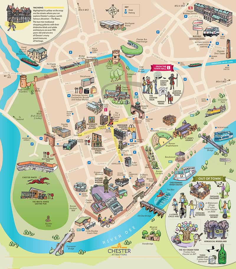 Attractions map